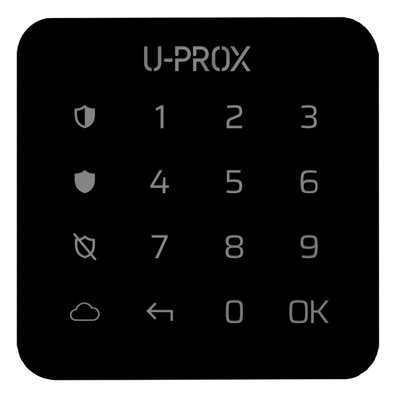 U-Prox Keypad G1 Black Беспроводная сенсорная клавиатура для одной группы 29663 фото